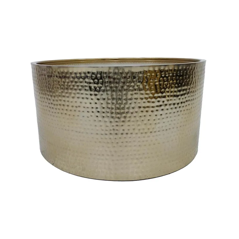 F-CT171-BA Emerson coffee table round in gold brass finish