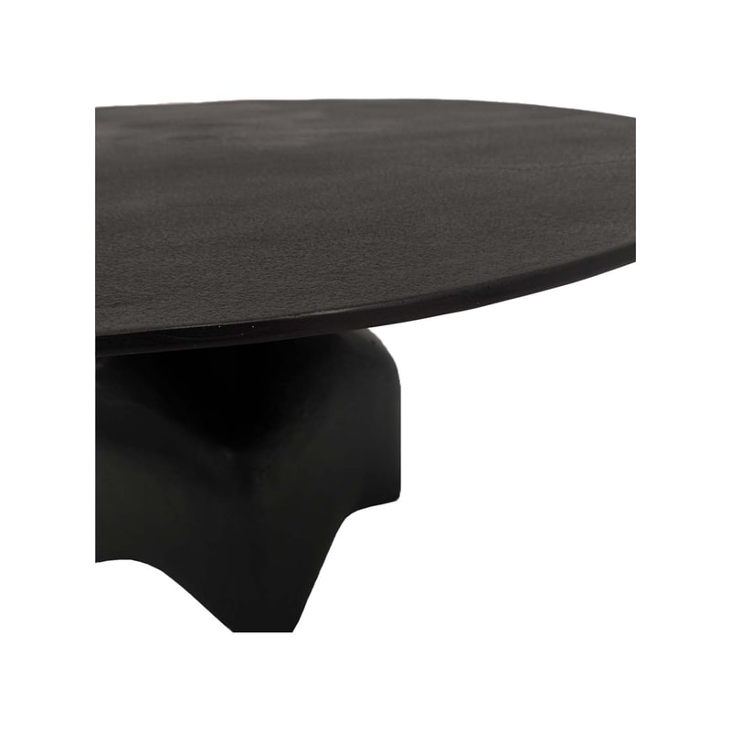 F-CT179-BL Lucci coffee table in black metal finish 