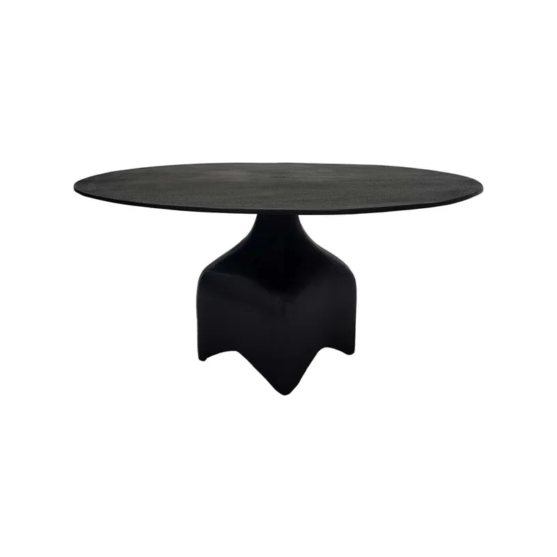 F-CT179-BL Lucci coffee table in black metal finish 