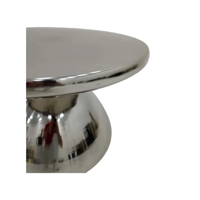 F-CS185-SI Lorin coffee table in brushed silver