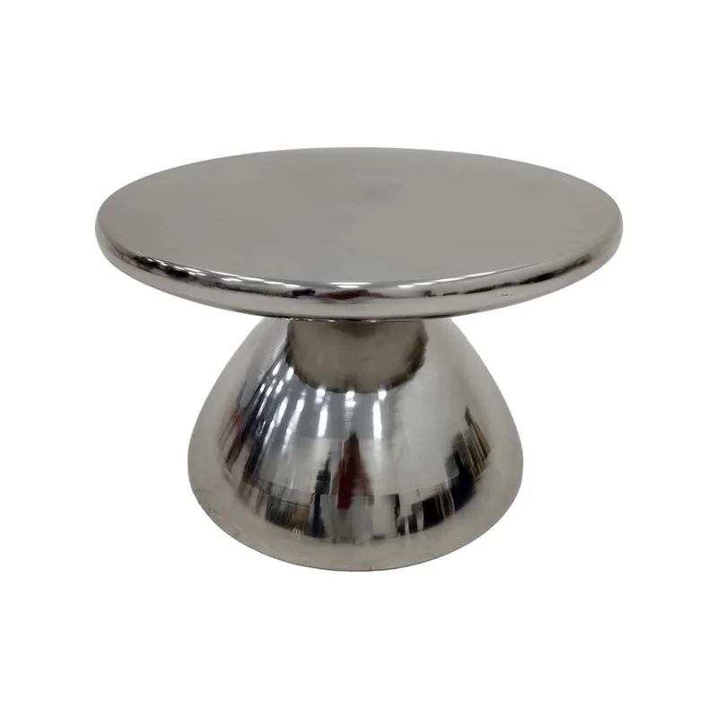 F-CS185-SI Lorin coffee table in brushed silver