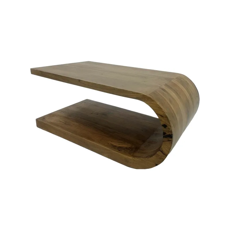 F-CT192-NW Lowell coffee table in natural wood finish  