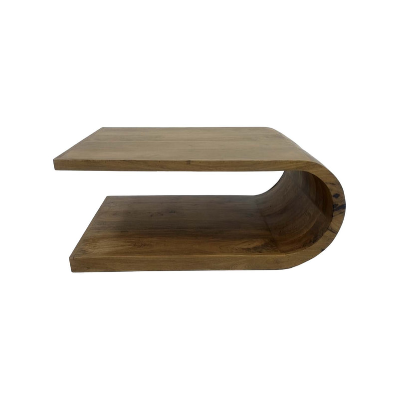 F-CT192-NW Lowell coffee table in natural wood finish  