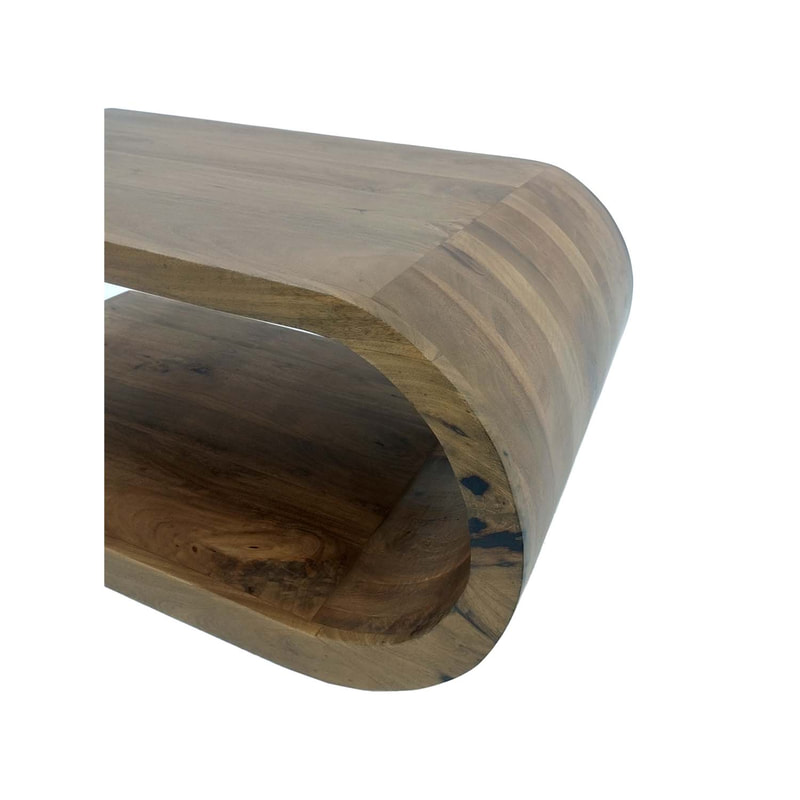 F-CT192-NW Lowell coffee table in natural wood finish  