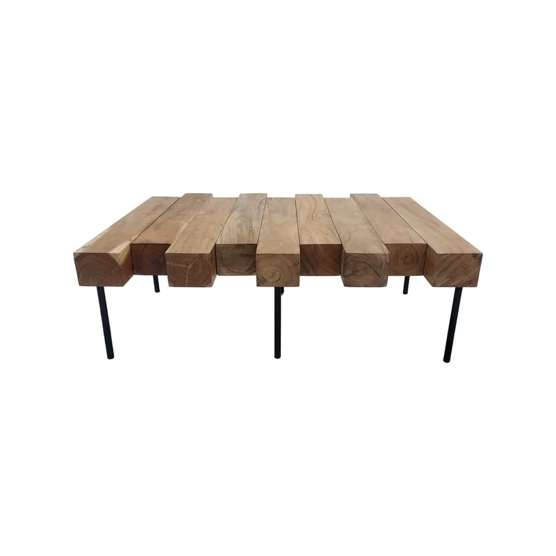 F-CT193-NW Denny coffee table in natural wood finish 