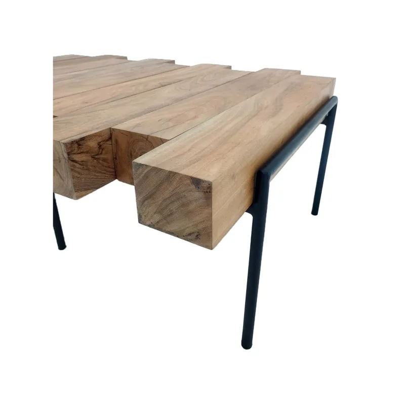 F-CT193-NW Denny coffee table in natural wood finish 