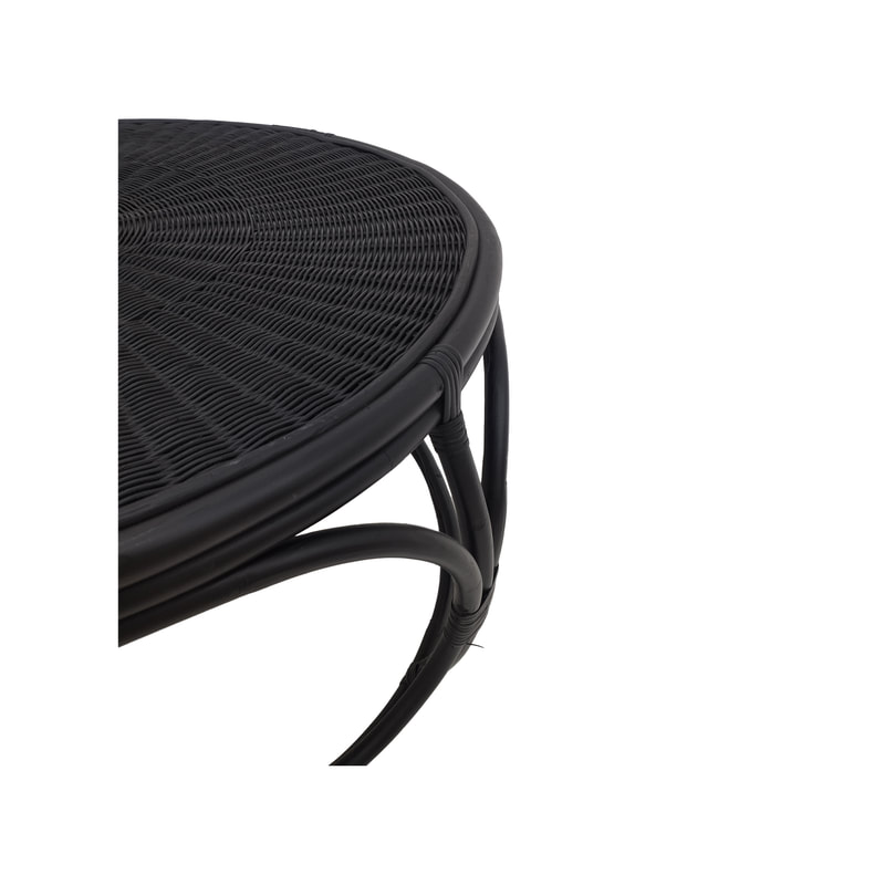 F-CT202-BL Bella coffee table with black cane frame 