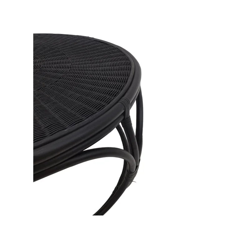 F-CT202-BL Bella coffee table with black cane frame 