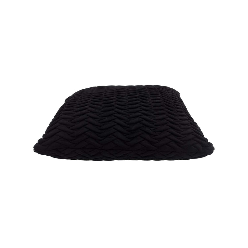 F-CU101-BL Lilly cushion in black suede