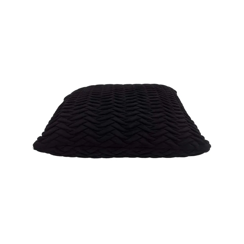 F-CU101-BL Lilly cushion in black suede
