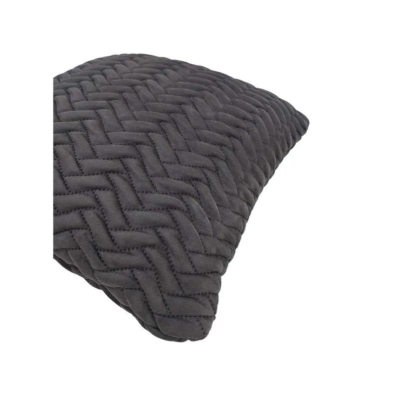 F-CU101-GY Lilly cushion in mid grey suede
