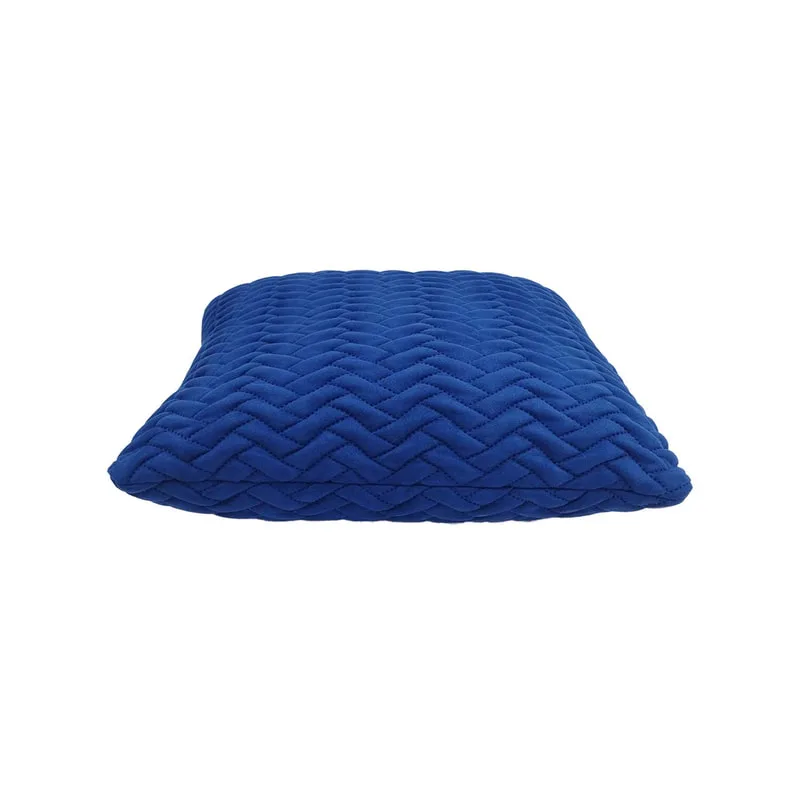 F-CU101-RB Lilly cushion in royal blue suede