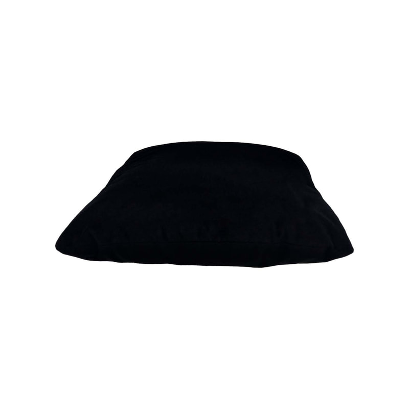 F-CU106-BL Carli cushion in black suede