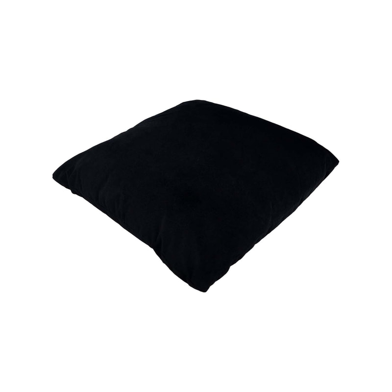 F-CU106-BL Carli cushion in black suede