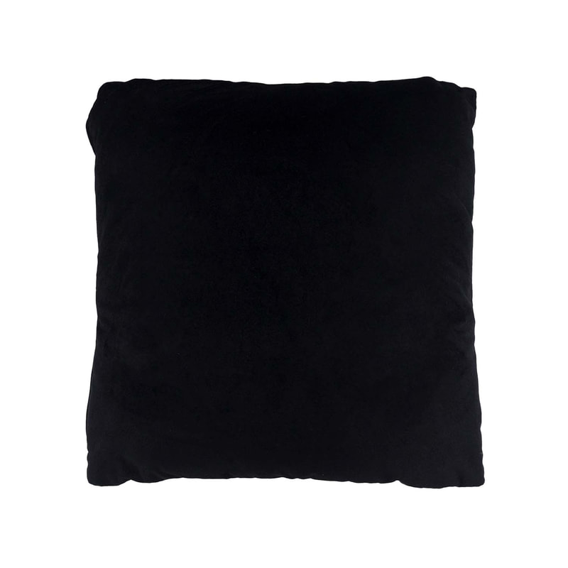 F-CU106-BL Carli cushion in black suede