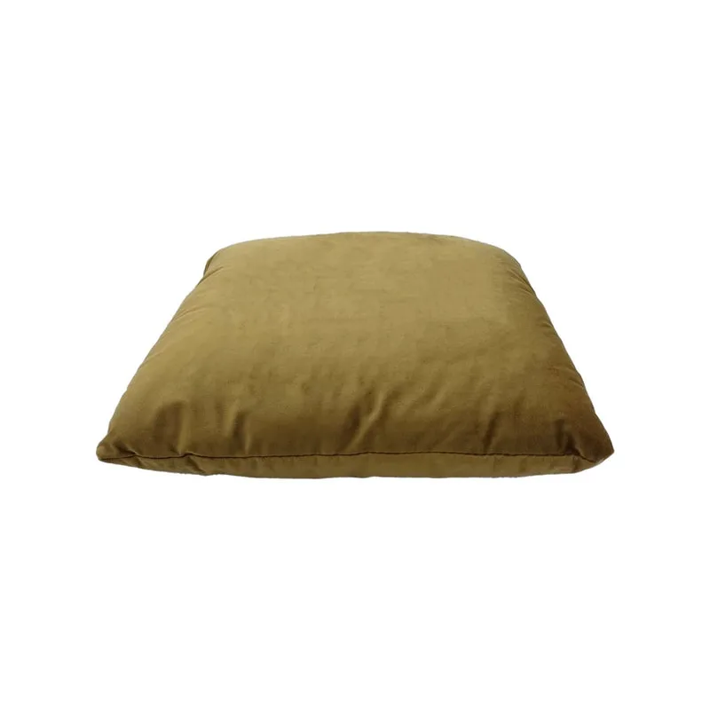 F-CU106-CG Carli cushion in in champagne gold velvet