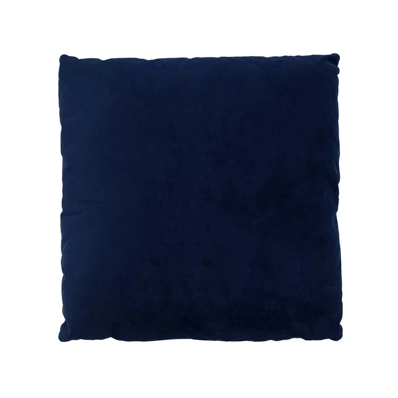F-CU106-MB Carli cushion in midnight blue velvet