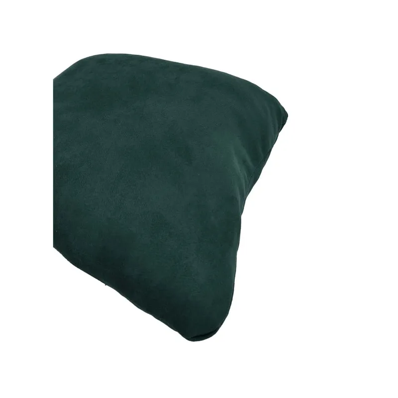 F-CU106-EG Carli cushion in emerald green suede