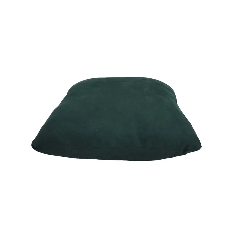 F-CU106-EG Carli cushion in emerald green suede