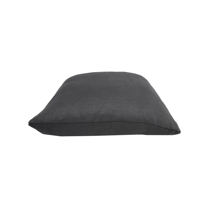 F-CU106-GY Carli cushion in mid grey suede