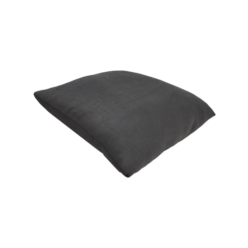 F-CU106-GY Carli cushion in mid grey suede