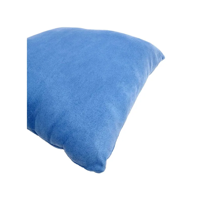 F-CU106-LB Carli cushion in light blue suede