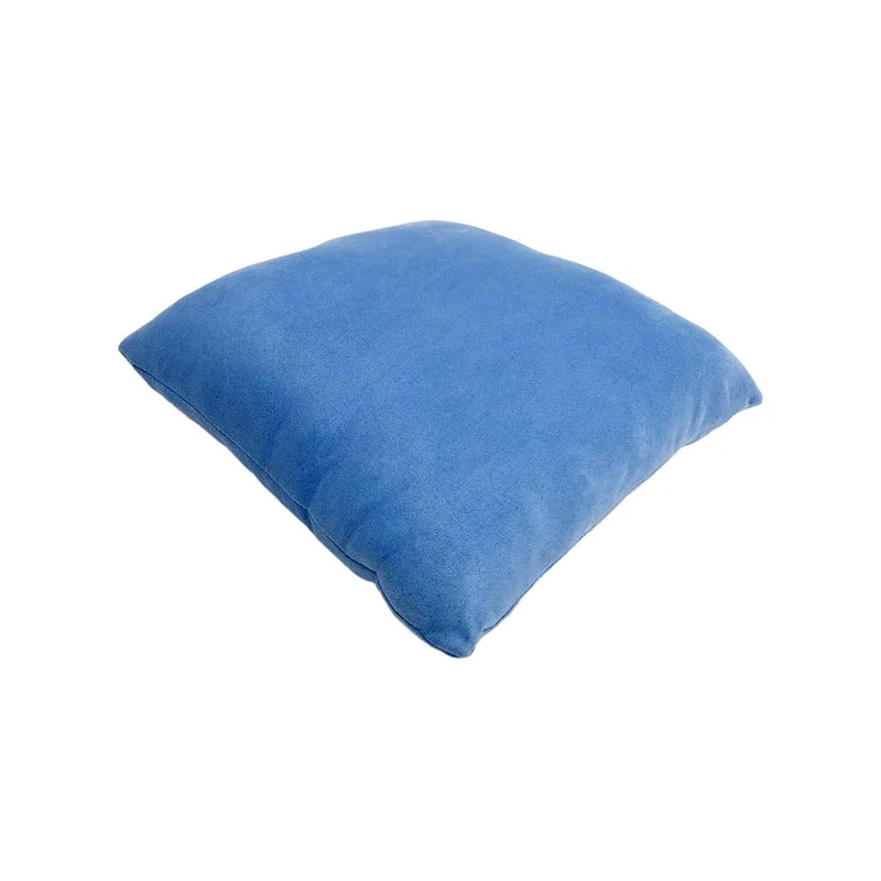 F-CU106-LB Carli cushion in light blue suede