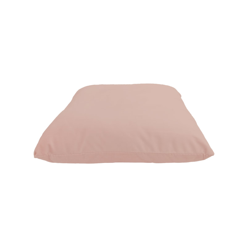 F-CU106-LP Carli cushion in light pink suede