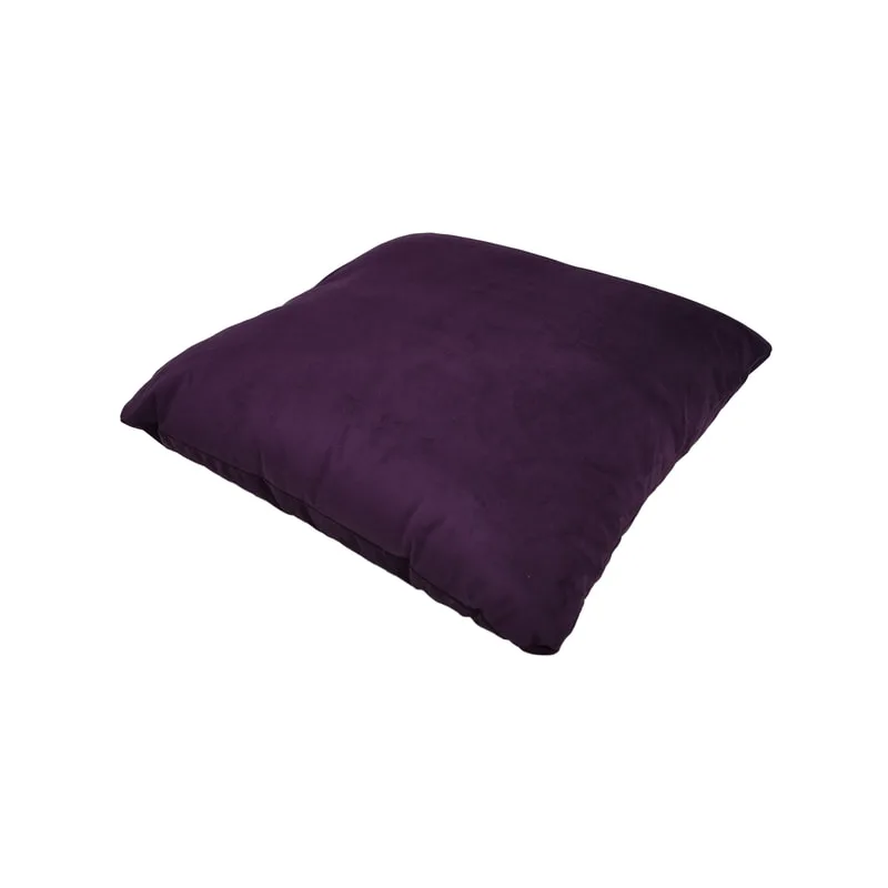F-CU106-PR Carli cushion in purple suede