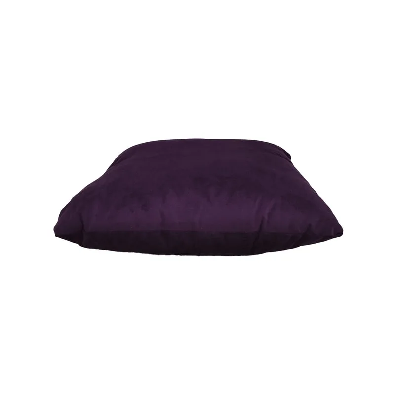 F-CU106-PR Carli cushion in purple suede