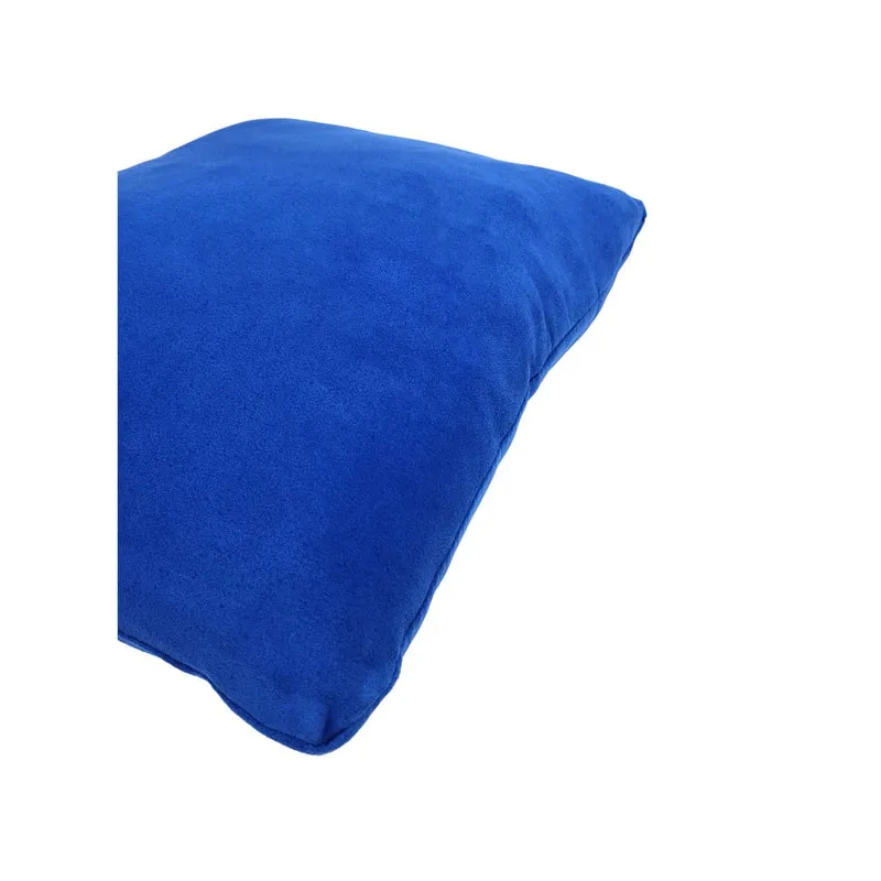 F-CU106-RB Carli cushion in royal blue suede