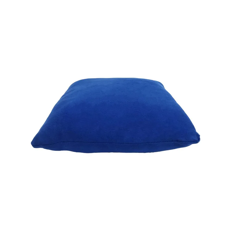 F-CU106-RB Carli cushion in royal blue suede