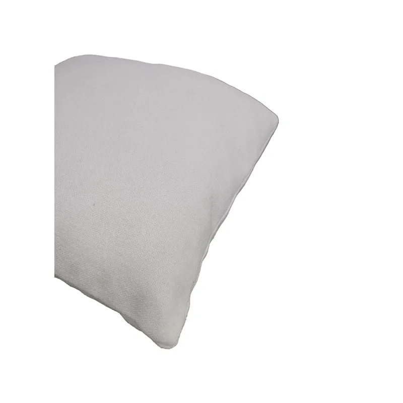 F-CU106-WH Carli cushion in white suede