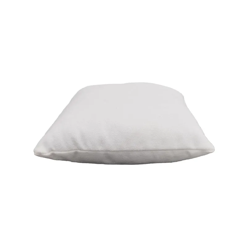 F-CU106-WH Carli cushion in white suede