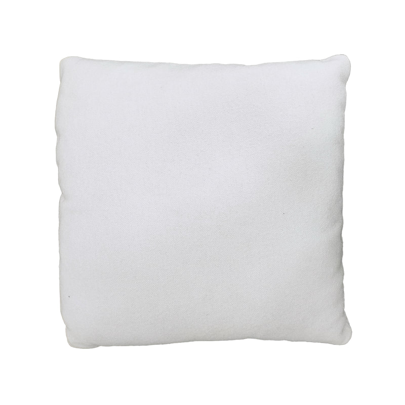 F-CU106-WH Carli cushion in white suede