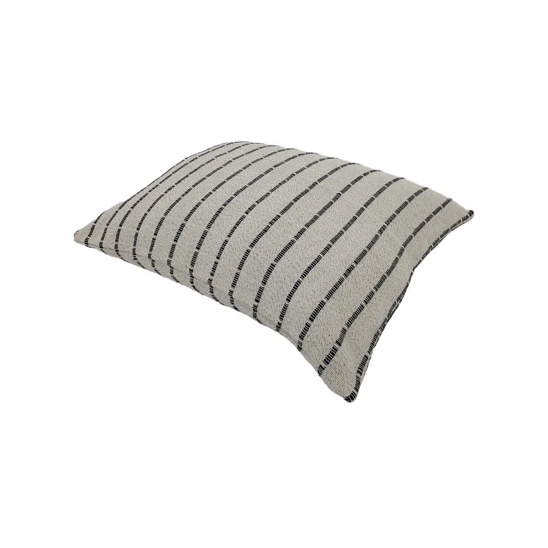 F-CU202-BC Fennco Cushion in black and cream cotton