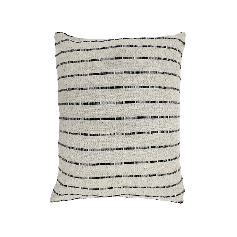 F-CU202-BC Fennco Cushion in black and cream cotton
