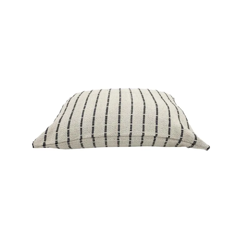 F-CU202-BC Fennco Cushion in black and cream cotton