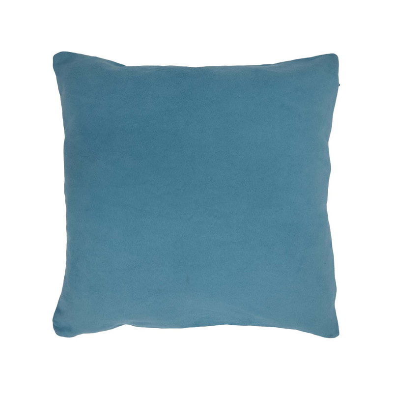 F-CW140-LB  for 40cm x 40cm Luca cushion - light blue suede fabric
