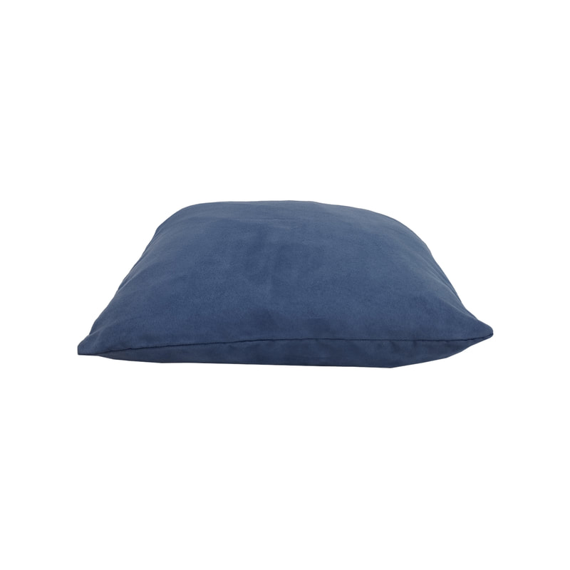 F-CW140-MB  for 40cm x 40cm Luca cushion - midnight blue suede fabric