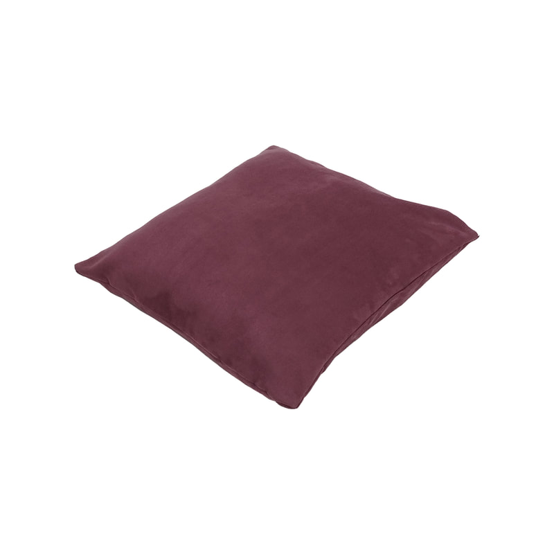 F-CW140-PR  for 40cm x 40cm Luca cushion - purple suede fabric