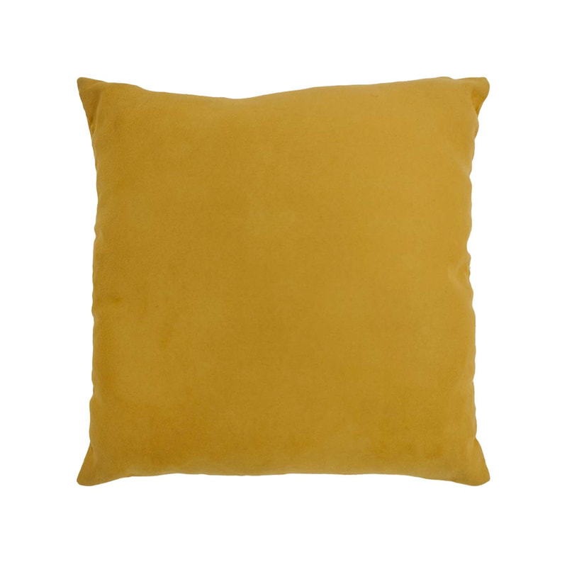 F-CW140-YL  for 40cm x 40cm Luca cushion - yellow suede fabric