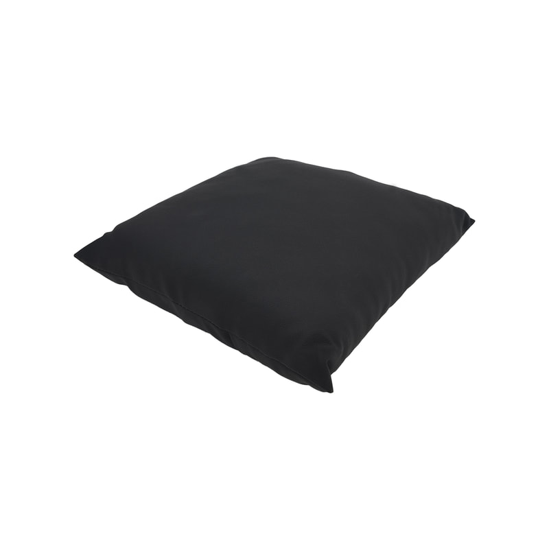 F-CW150-BL for 40cm x 40cm Owa cushion - black leatherette fabric