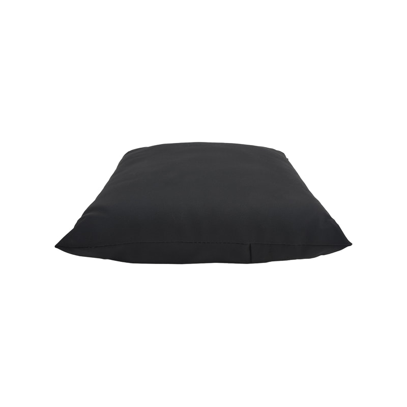 F-CW150-BL for 40cm x 40cm Owa cushion - black leatherette fabric
