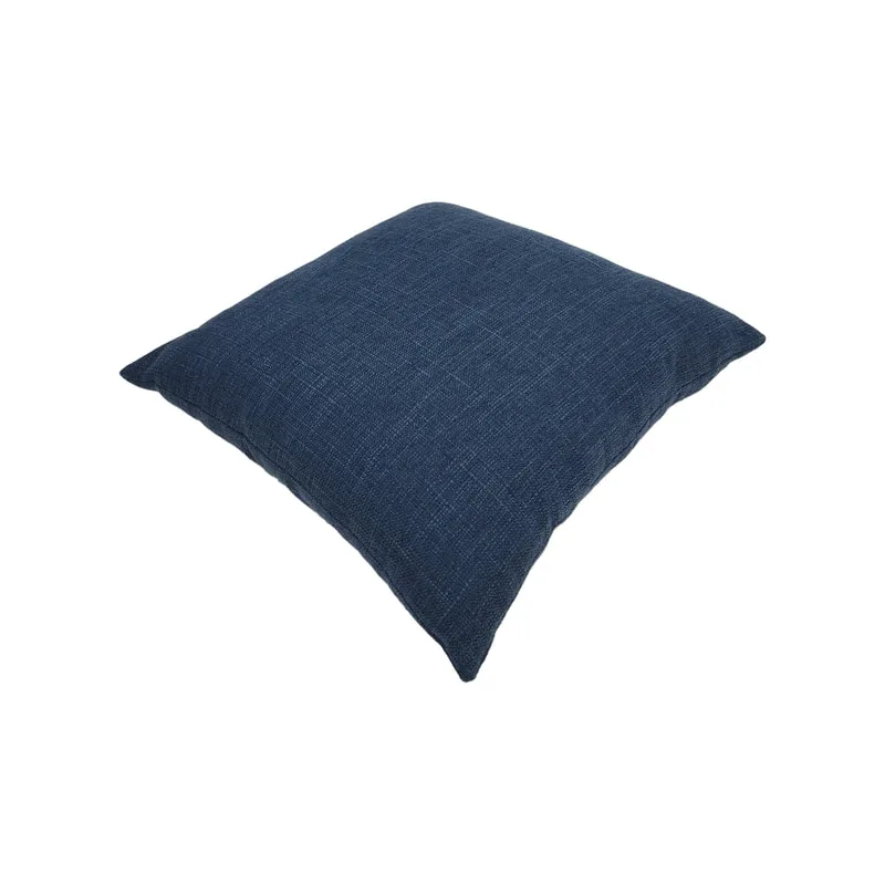 F-CW164-DB for 40cm x 40cm Ellie cushion in dark blue jute fabric