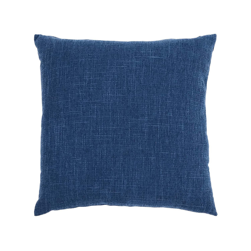 F-CW164-DB for 40cm x 40cm Ellie cushion in dark blue jute fabric