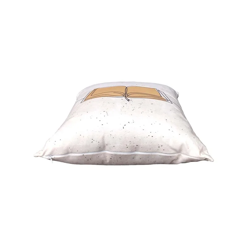 F-CW171-OW for 40cm x 40cm Maha cushion in off white with printed image on top