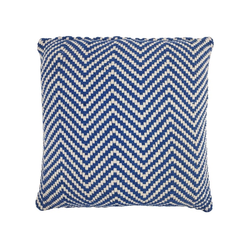 F-CW201-MB Stacey cushion in midnight blue pattern