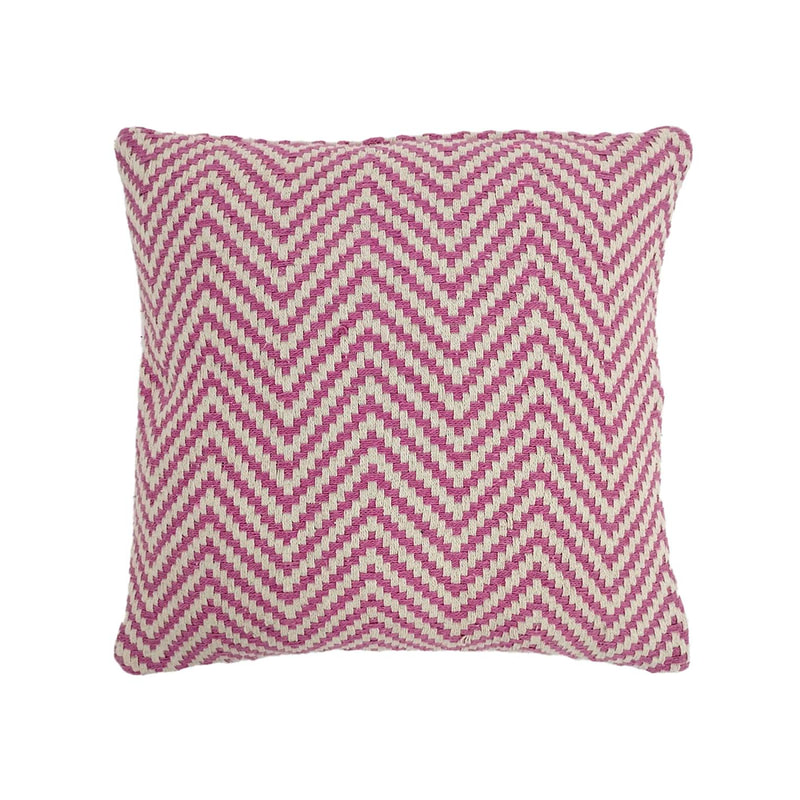 F-CW201-PI Stacey cushion in mid pink pattern