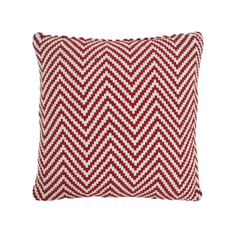 F-CW201-RE Stacey cushion in red pattern